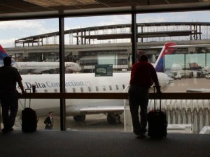 Observation page: Men at airport