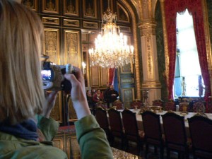 At the Louvre: Video from the field